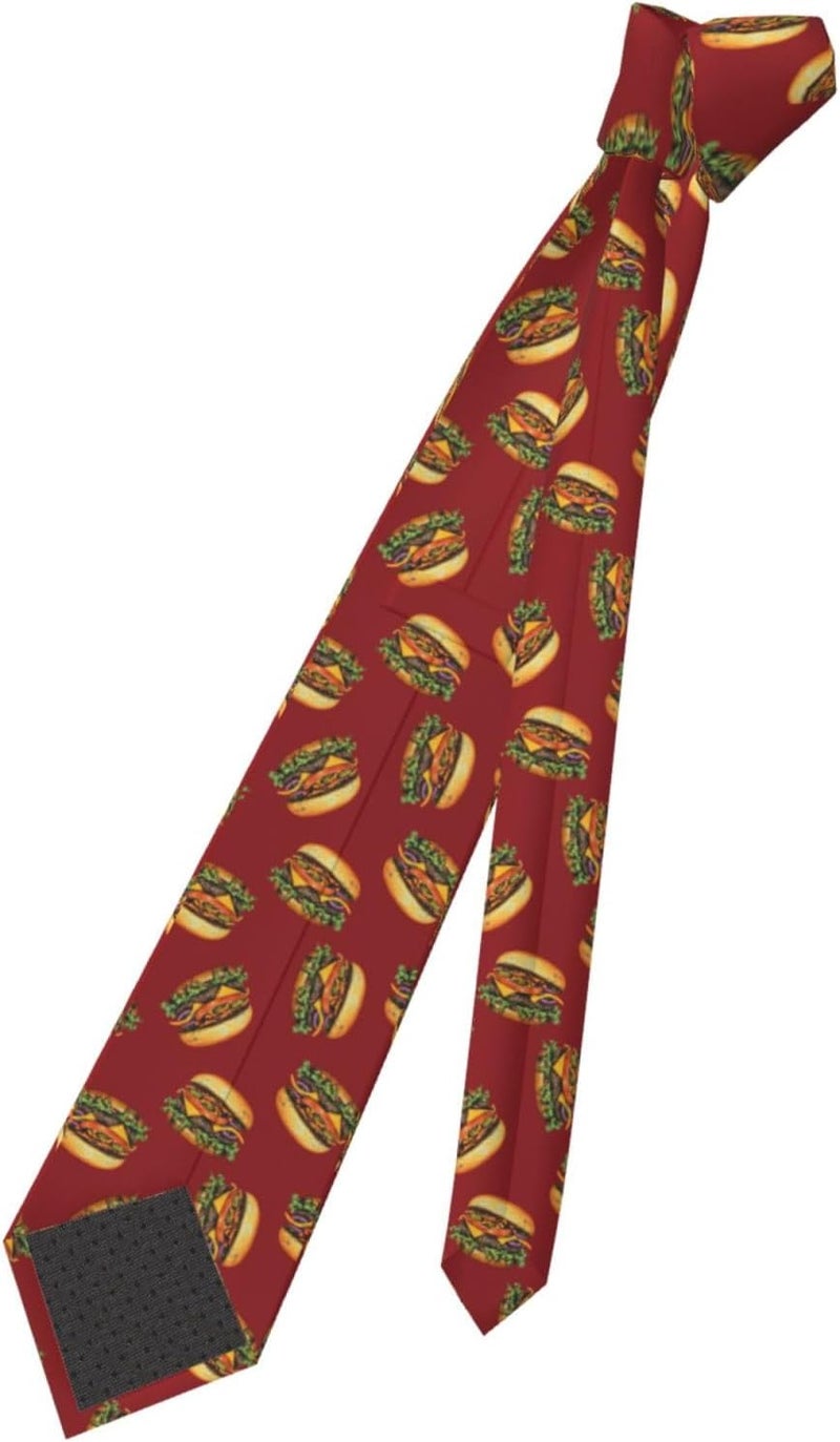 Yilad Tie for Men and Boy Novelty Fun Full Print Men's Necktie Skinny Fashion Narrow Wide - Image 4